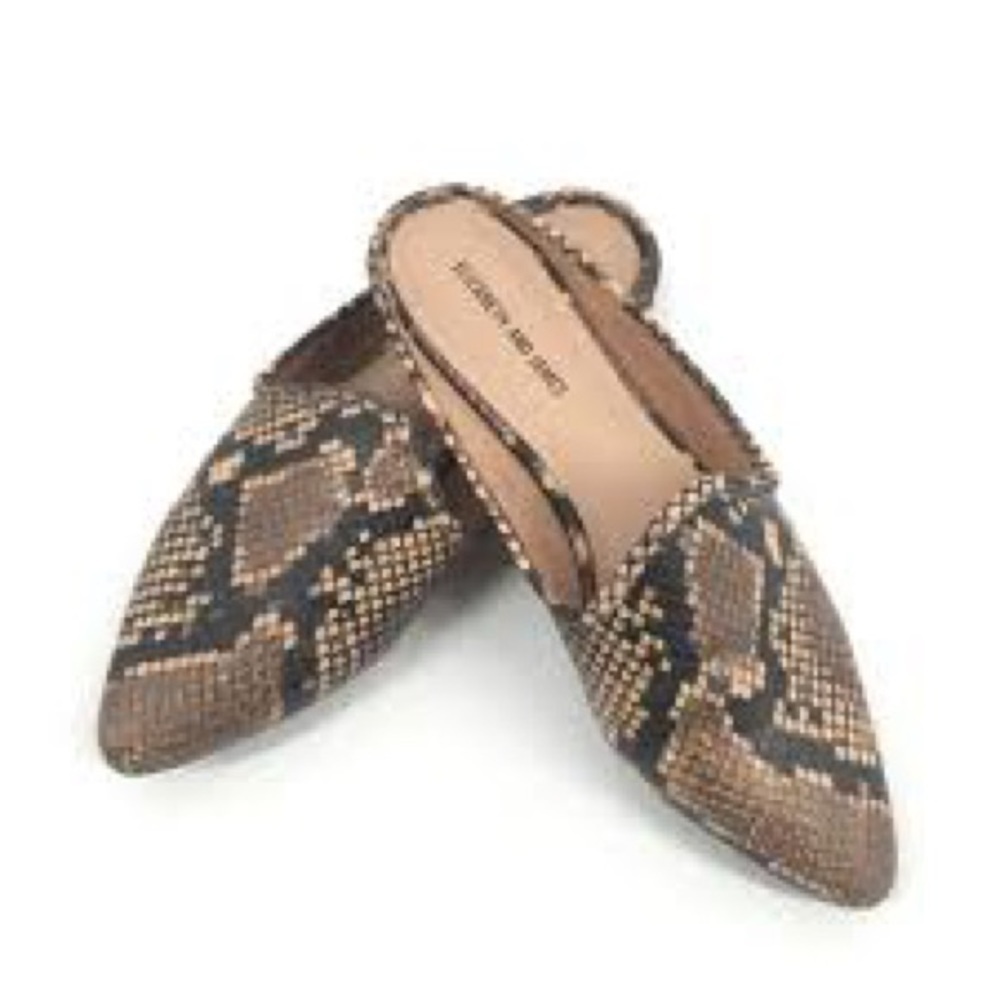 EUC Elizabeth and James Allium Black Snake Mule, Size 7